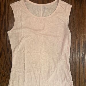 Athleta pale pink muscle tank top